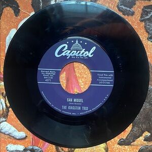 Capitol Records Vinyl - The Kingston Trio 45 rpm